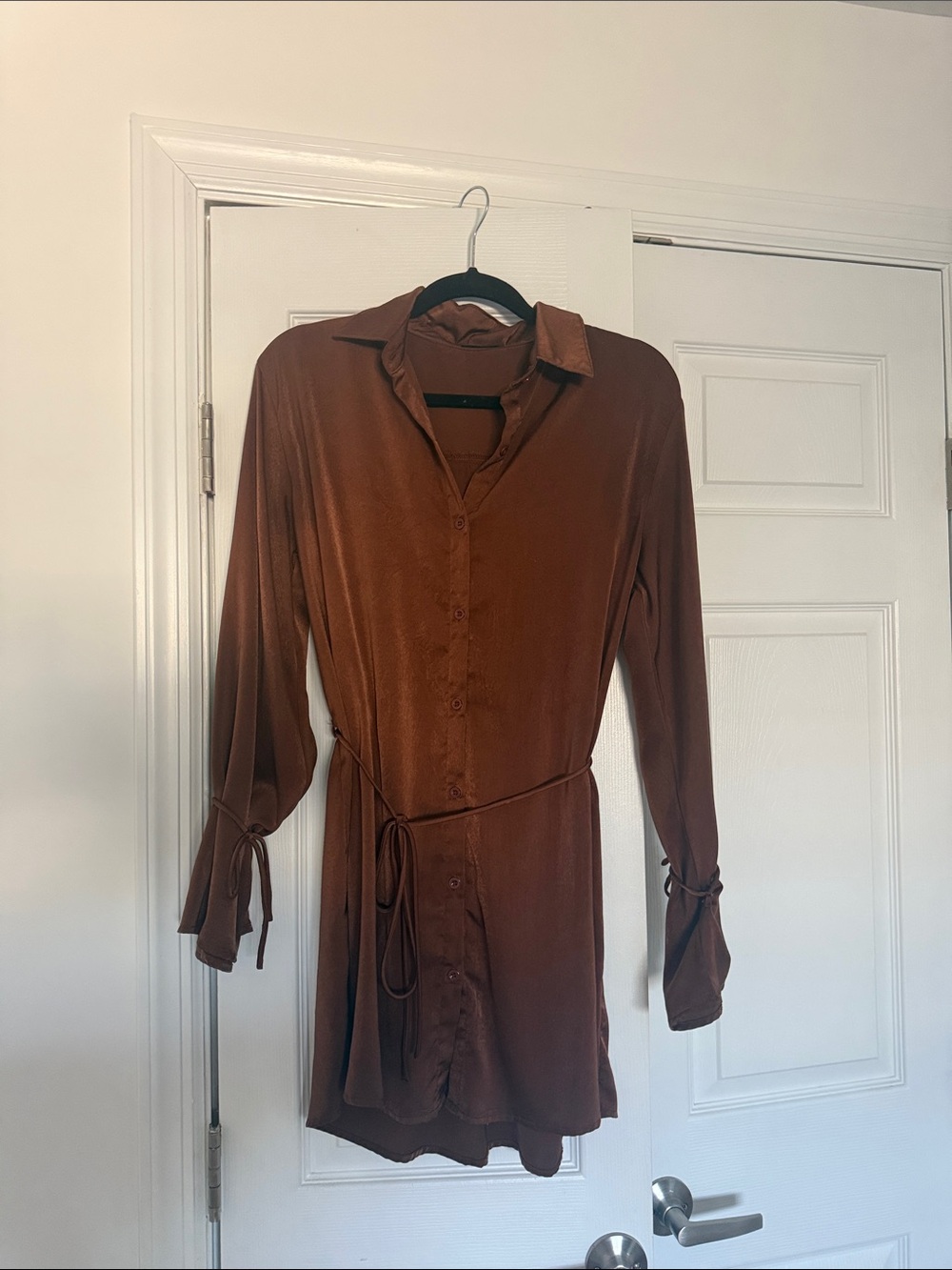 White Fox Long Sleeve Dress